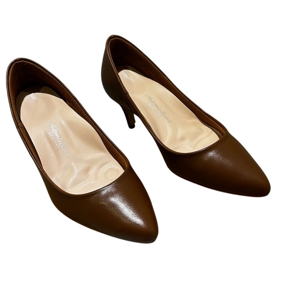 Antonia Saint Vicky Pumps 40MM Heels Cocoa, Size 9